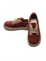 Pantofi Sport Dama din piele naturala 2535 RED | FRANCO GERARDO