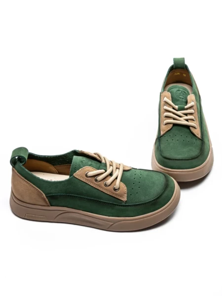 Pantofi Sport Dama din piele naturala 2535 GREEN | FRANCO GERARDO