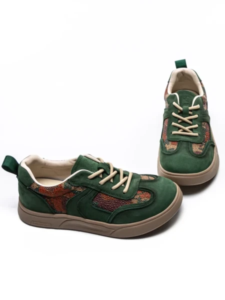 Pantofi Sport Dama din piele naturala 2536 GREEN | FRANCO GERARDO
