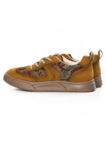 Pantofi Sport Dama din piele naturala 2536 YELLOW | FRANCO GERARDO