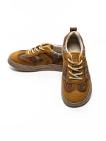 Pantofi Sport Dama din piele naturala 2536 YELLOW | FRANCO GERARDO