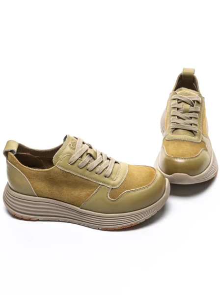 Pantofi Sport Dama din piele naturala 16-2 GREEN | FRANCO GERARDO