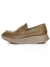 Pantofi Casual Dama din piele naturala 16-7 KHAKI | FRANCO GERARDO