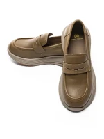 Pantofi Casual Dama din piele naturala 16-7 KHAKI | FRANCO GERARDO