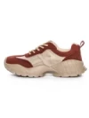 Pantofi Sport Dama din piele naturala 7109 RED-CREAM | FRANCO GERARDO