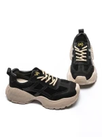 Pantofi Sport Dama din piele naturala 7109 BLACK | FRANCO GERARDO