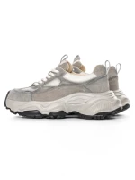 Pantofi Sport Dama din piele naturala HY1333 GREY-CREAM | FRANCO GERARDO