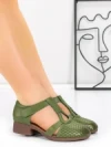 Sandale Dama din piele naturala 1171 GREEN | FORMATIONE