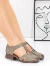 Sandale Dama din piele naturala 1171 GREY | FORMATIONE