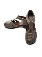 Sandale Dama din piele naturala 1171 GREY | FORMATIONE