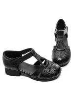 Sandale Dama din piele naturala 1171 BLACK | FORMATIONE