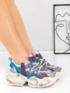 Pantofi Sport Dama din piele naturala HY8988-1 PURPLE-LIGHT PURPLE | FRANCO GERARDO