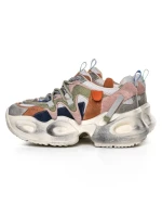 Pantofi Sport Dama din piele naturala HY8988-1 ORANGE-BLUE | FRANCO GERARDO