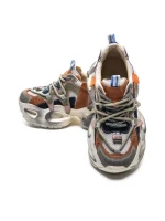 Pantofi Sport Dama din piele naturala HY8988-1 ORANGE-BLUE | FRANCO GERARDO