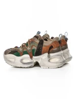 Pantofi Sport Dama din piele naturala HY8988-1 BROWN-GREEN | FRANCO GERARDO