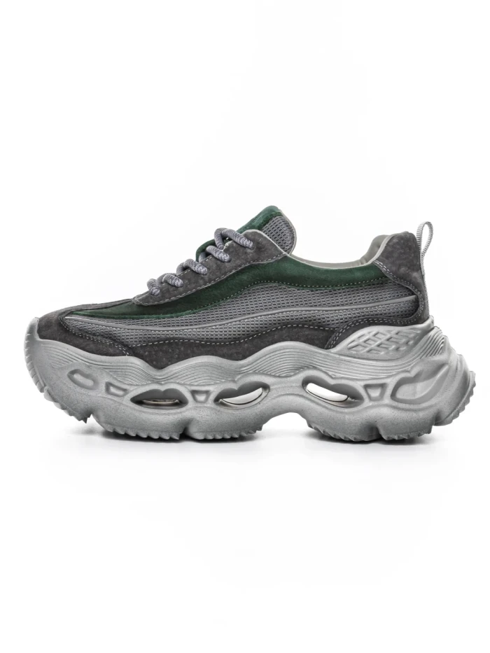 Pantofi Sport Dama din piele naturala HY6376 GREEN | FRANCO GERARDO