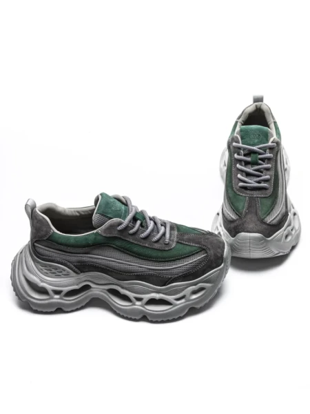 Pantofi Sport Dama din piele naturala HY6376 GREEN | FRANCO GERARDO