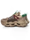 Pantofi Sport Dama din piele naturala HY6383 BROWN-GREEN | FRANCO GERARDO