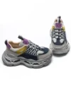 Pantofi Sport Dama din piele naturala HY6383 DARK BLUE-PURPLE | FRANCO GERARDO