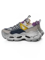 Pantofi Sport Dama din piele naturala HY6383 DARK BLUE-PURPLE | FRANCO GERARDO