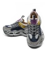 Pantofi Sport Dama din piele naturala HY6383 DARK BLUE-PURPLE | FRANCO GERARDO