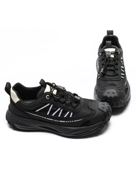 Pantofi Sport Barbati din piele naturala 5295 BLACK | ADVANCER