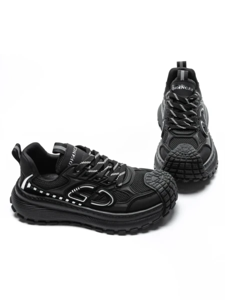 Pantofi Sport Barbati din piele naturala 9336 BLACK | ADVANCER