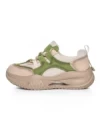 Pantofi Sport Dama din piele naturala 2577 CREAM-LIGHT GREEN | FRANCO GERARDO