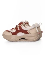Pantofi Sport Dama din piele naturala 2577 CREAM-RED | FRANCO GERARDO