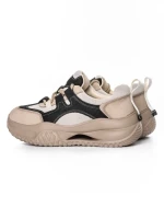 Pantofi Sport Dama din piele naturala 2577 CREAM-BLACK | FRANCO GERARDO