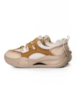 Pantofi Sport Dama din piele naturala 2577 CREAM-YELLOW | FRANCO GERARDO