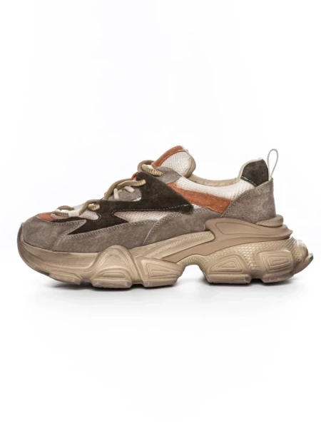 Pantofi Sport Dama din piele naturala HY5798 APRICOT-ORANGE | FRANCO GERARDO