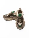 Pantofi Sport Dama din piele naturala HY5798 BROWN-GREEN | FRANCO GERARDO