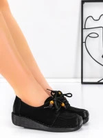 Pantofi Casual Dama din piele naturala 2553 BLACK | FORMATIONE