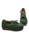 Pantofi Casual Dama din piele naturala 2553 GREEN | FORMATIONE