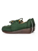 Pantofi Casual Dama din piele naturala 2553 GREEN | FORMATIONE