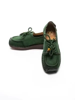 Pantofi Casual Dama din piele naturala 2553 GREEN | FORMATIONE