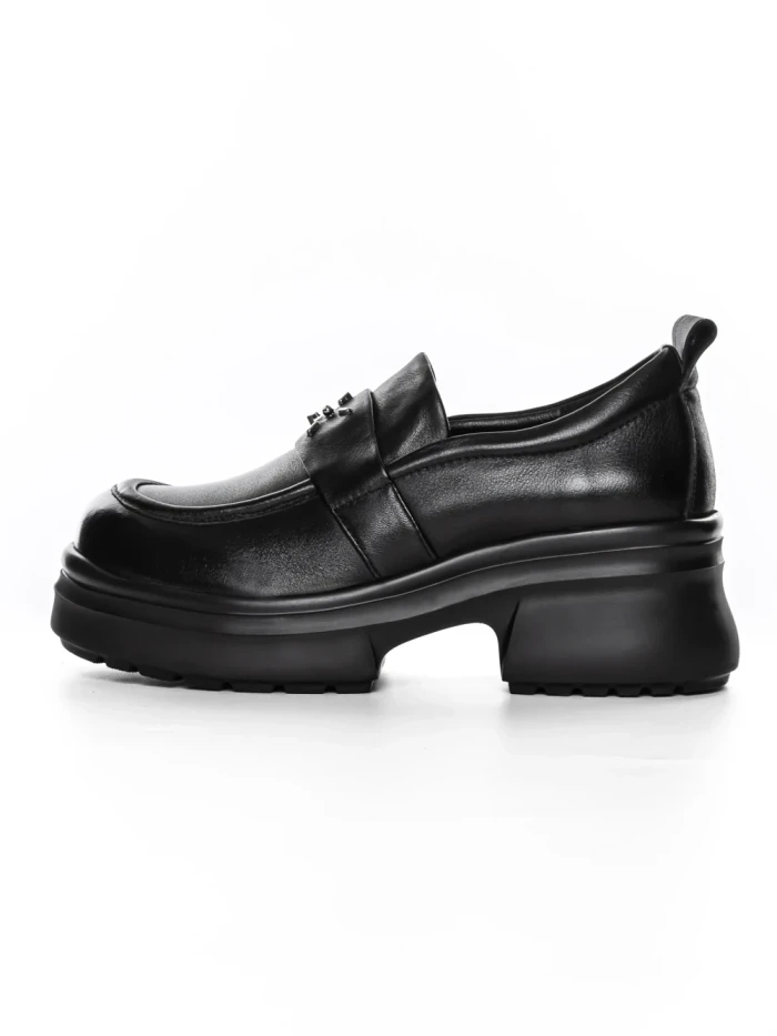 Pantofi Casual Dama din piele naturala 10828 BLACK | FORMATIONE