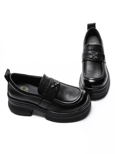 Pantofi Casual Dama din piele naturala 10828 BLACK | FORMATIONE