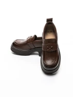 Pantofi Casual Dama din piele naturala 10828 BROWN | FORMATIONE