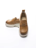 Pantofi Casual Dama din piele naturala 10828 YELLOW | FORMATIONE