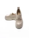 Pantofi Casual Dama din piele naturala 10828 CREAM | FORMATIONE