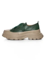 Pantofi Sport Dama din piele naturala 6806 GREEN | ADVANCER
