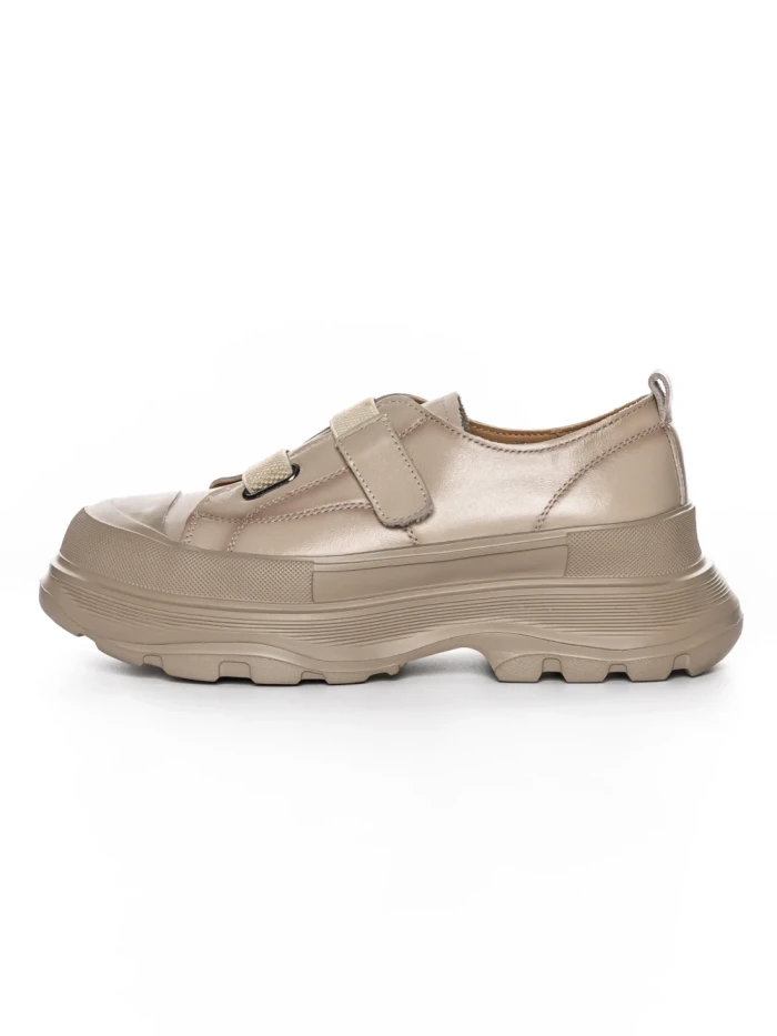 Pantofi Sport Dama din piele naturala 6806 CREAM | ADVANCER