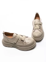 Pantofi Sport Dama din piele naturala 6806 CREAM | ADVANCER