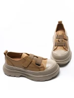 Pantofi Sport Dama din piele naturala 6806 YELLOW | ADVANCER