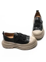 Pantofi Sport Dama din piele naturala 6806 BLACK | ADVANCER