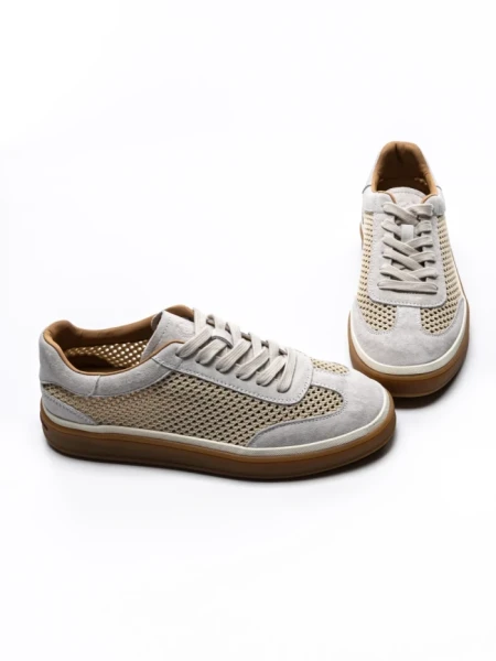 Pantofi Sport Dama din piele naturala 2501-1 CREAM | ADVANCER