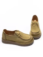 Pantofi Casual Dama din piele naturala 8887 YELLOW | FORMATIONE