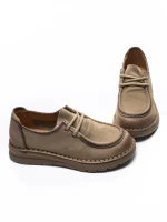 Pantofi Casual Dama din piele naturala 8887 APRICOT | FORMATIONE